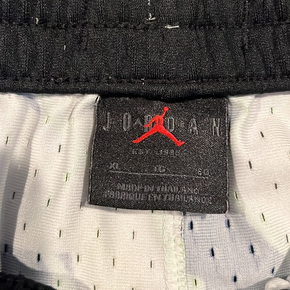 Jordan Men's Athletic Shorts - Neon Green and Black - Picture 2 of 5